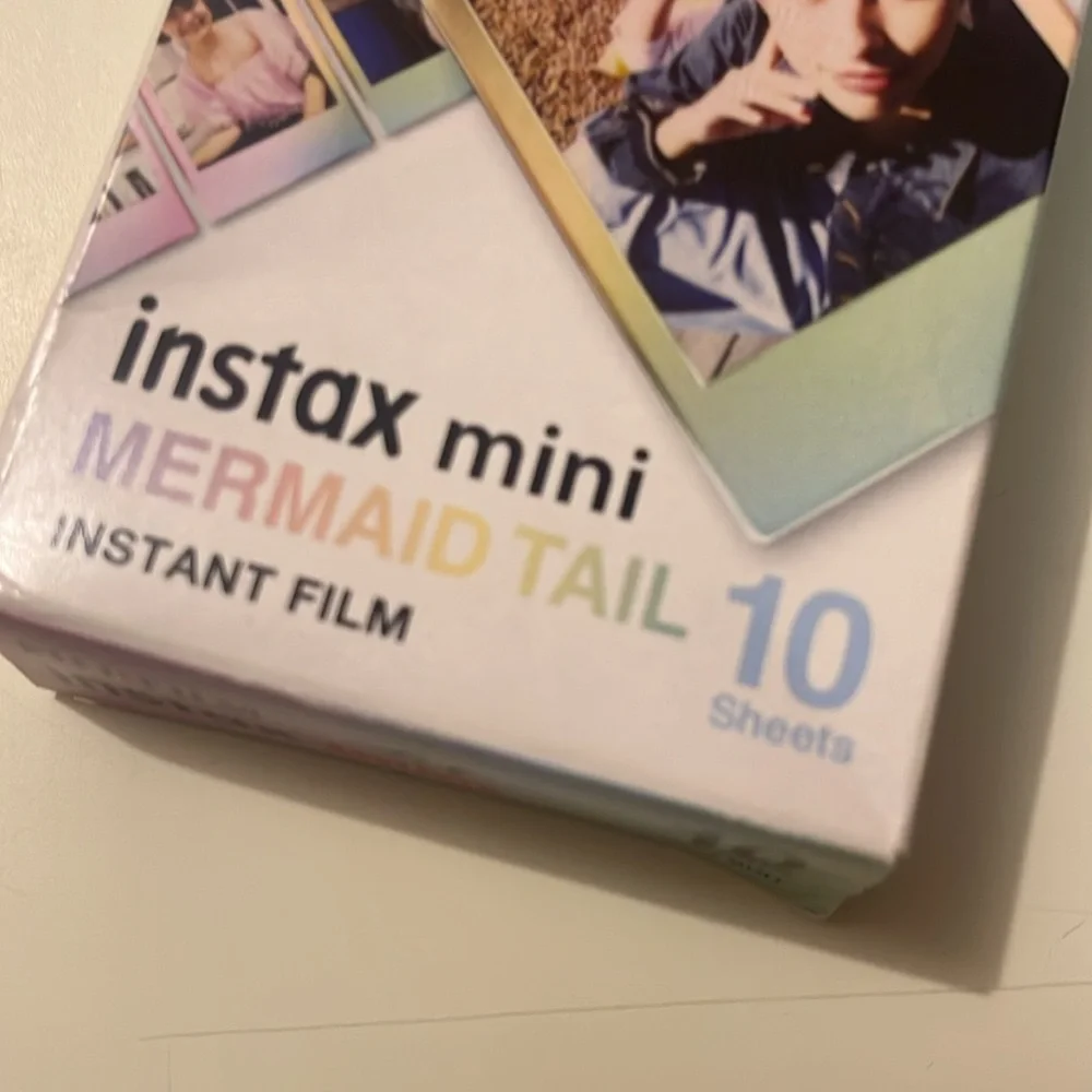 5/$25 FULIFILM instacart mini Mermaid Tail Instant Film BNIB